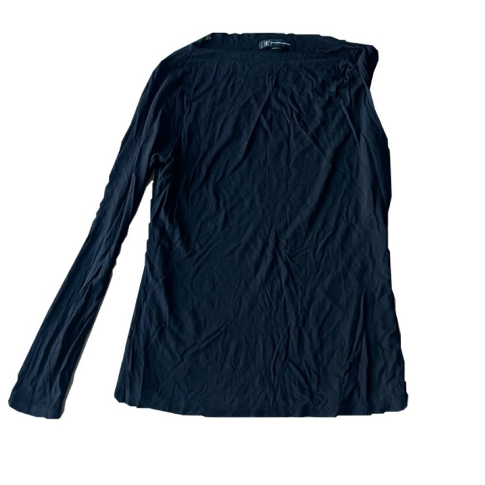 INC one sleeve black top